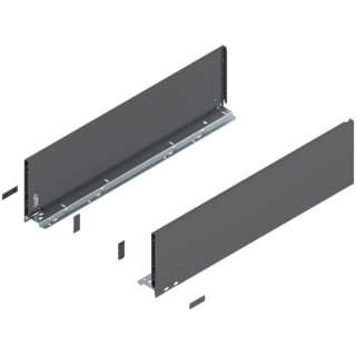 LEGRABOX pure drawer side set height C