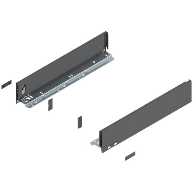LEGRABOX pure drawer side set height M