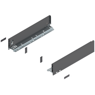 LEGRABOX pure σετ πλαϊνών συρταριού ύψος M, NL 400 mm, αριστερά/δεξιά