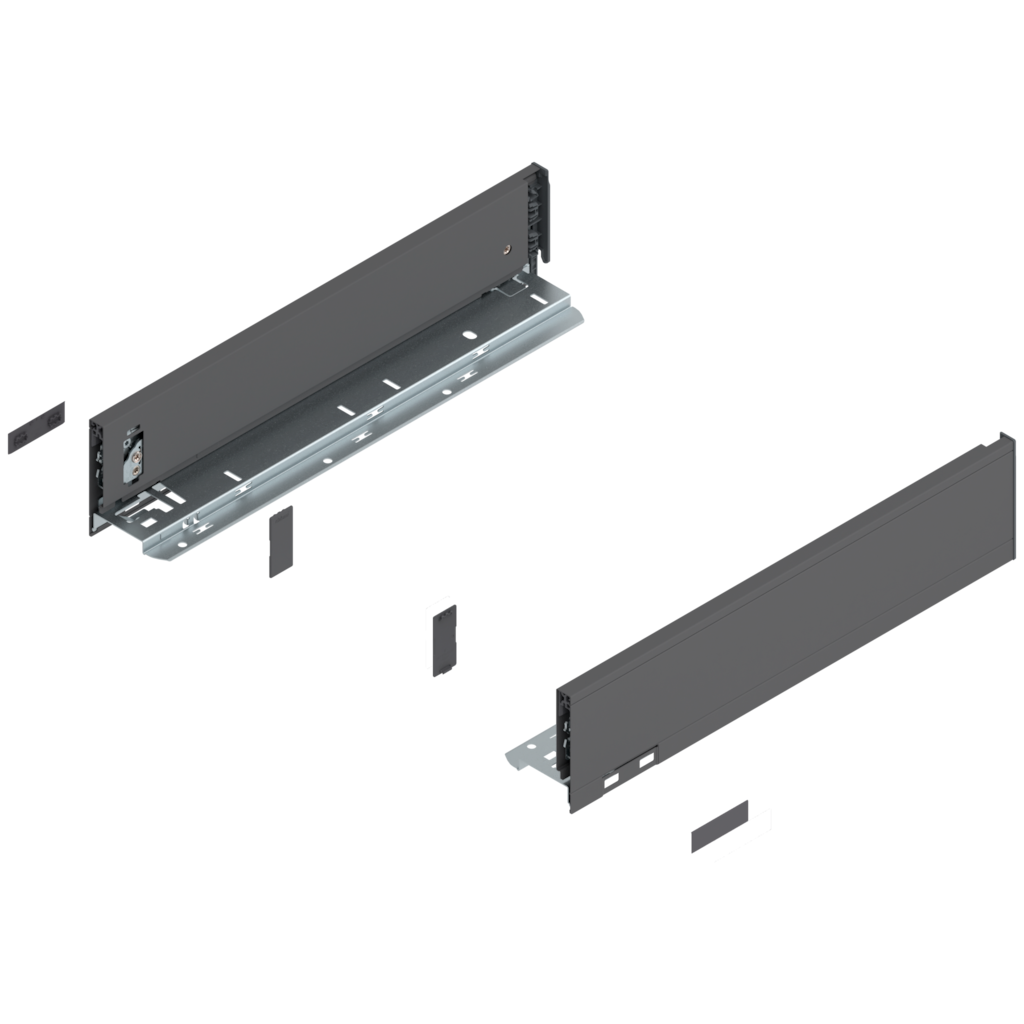 LEGRABOX pure drawer side set height M