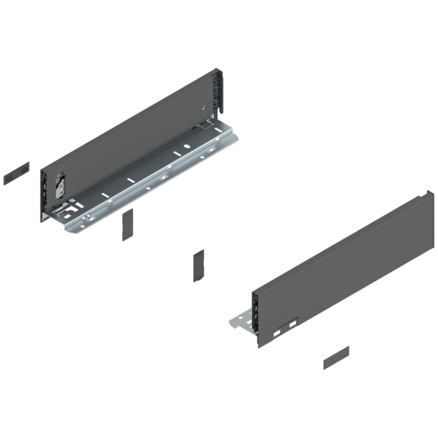 LEGRABOX pure drawer side set height M