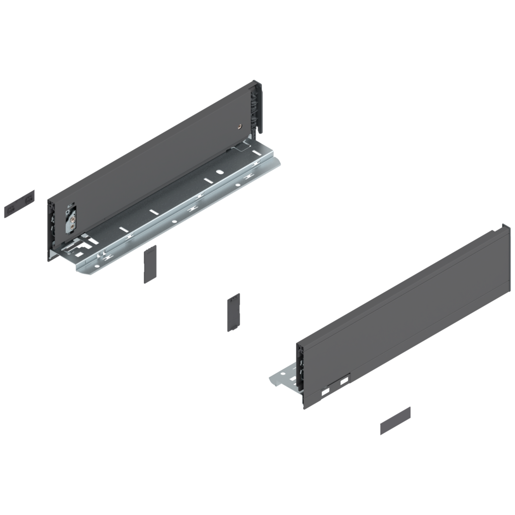 LEGRABOX pure drawer side set height M