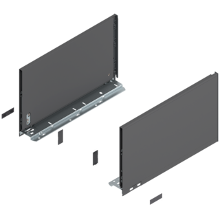 LEGRABOX pure drawer side set height F