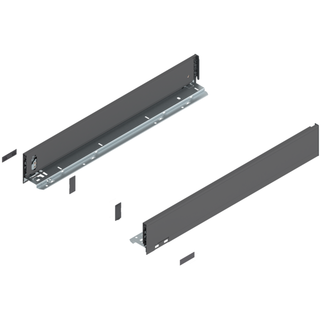 LEGRABOX pure drawer side set height M