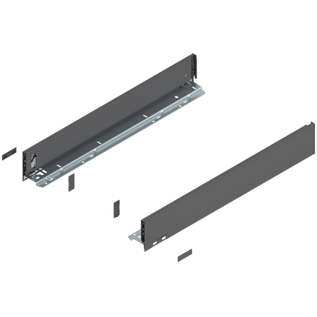 LEGRABOX pure drawer side set height M