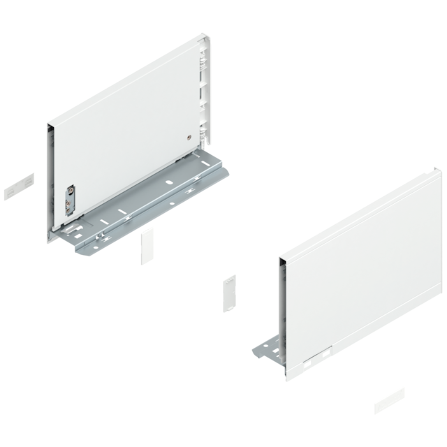 LEGRABOX pure drawer side set height C