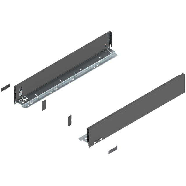 LEGRABOX pure drawer side set height M