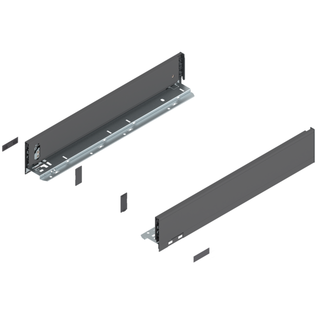 LEGRABOX pure drawer side set height M