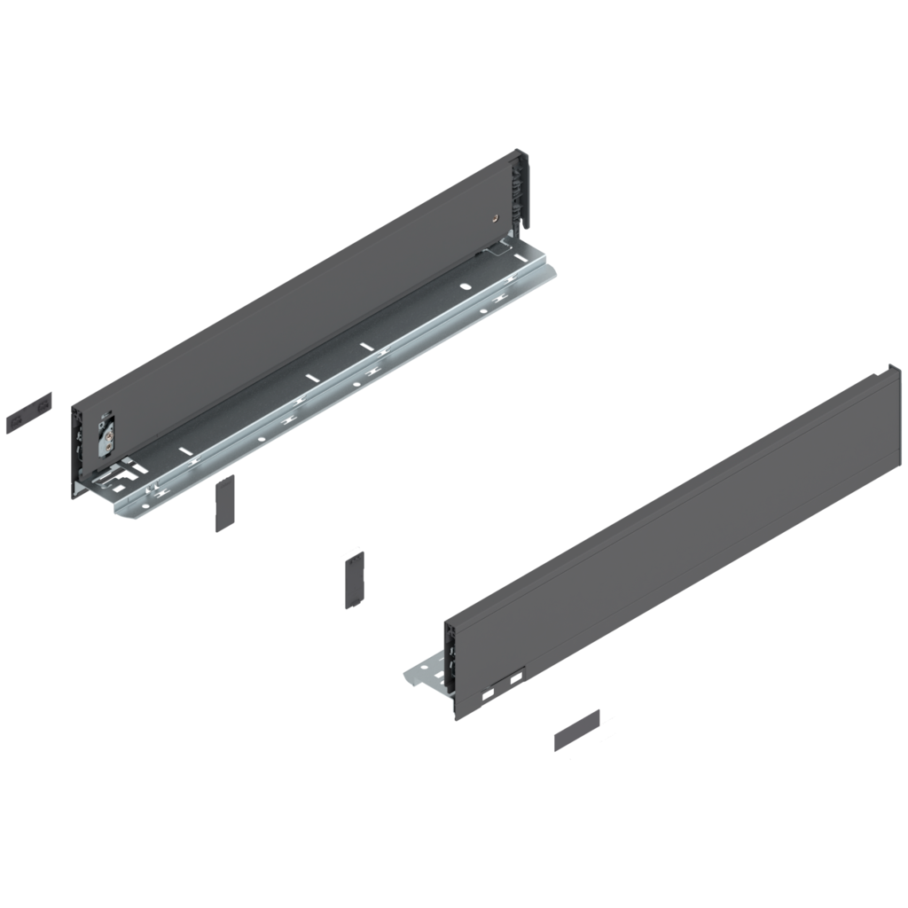 LEGRABOX pure drawer side set height M