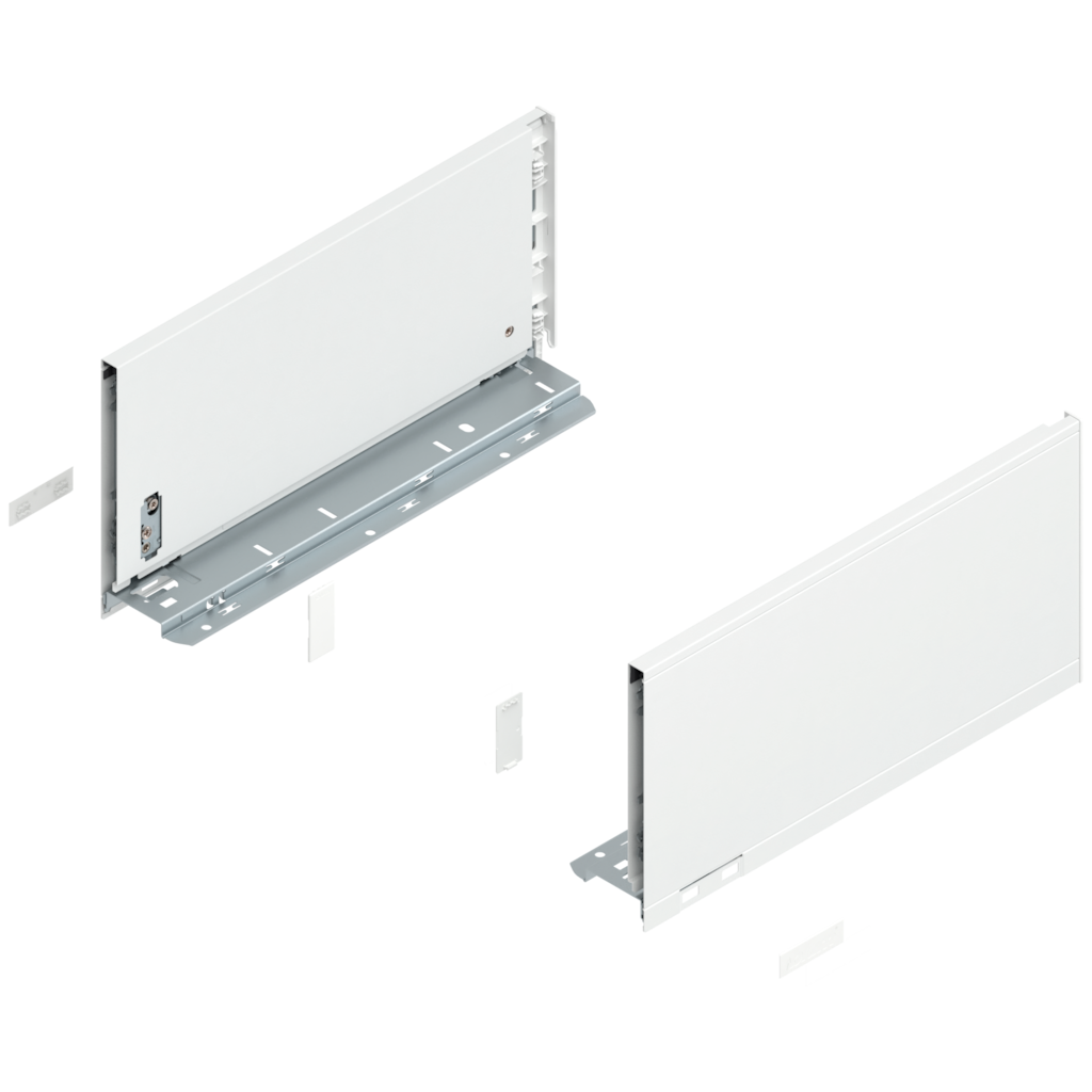LEGRABOX pure drawer side set height C