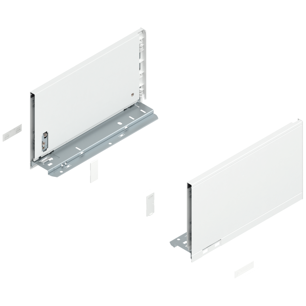LEGRABOX pure drawer side set height C