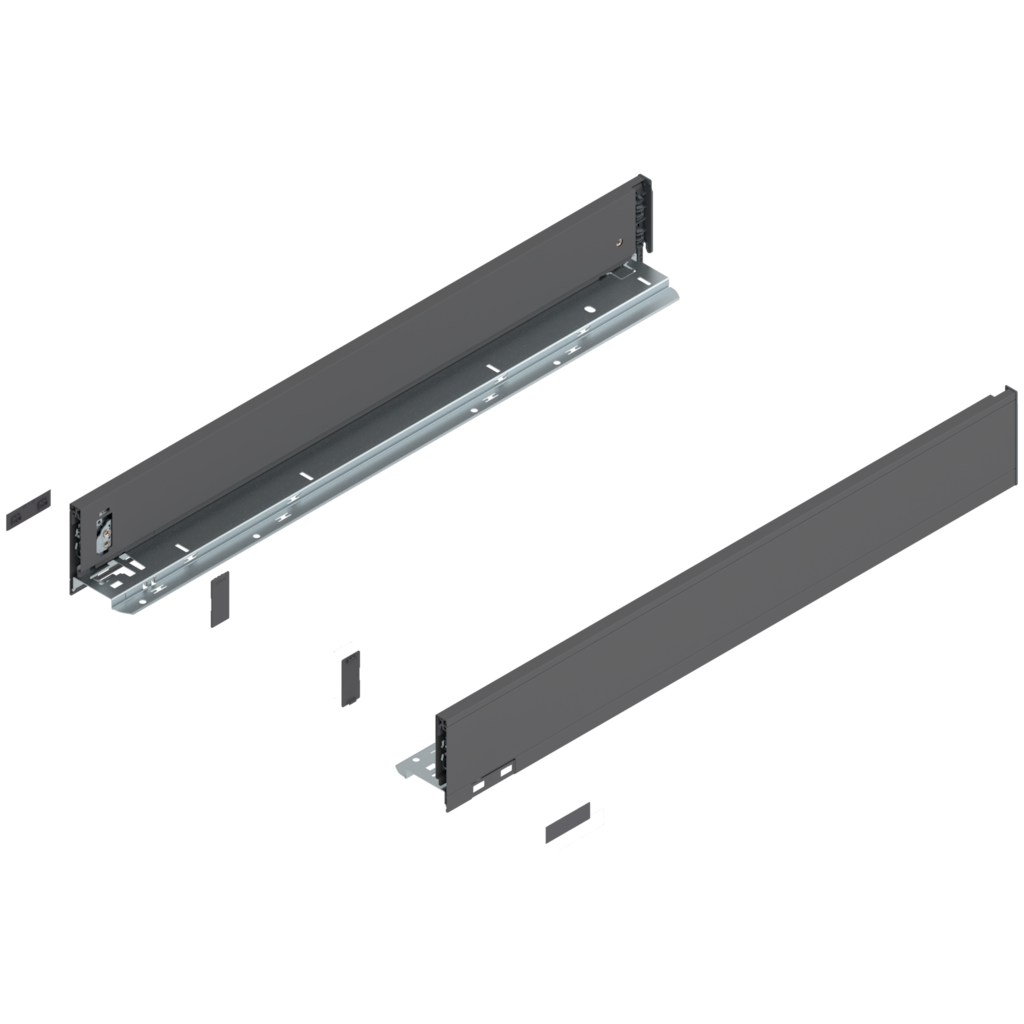 LEGRABOX pure drawer side set height M