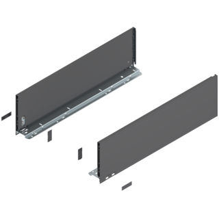 LEGRABOX pure drawer side set height C