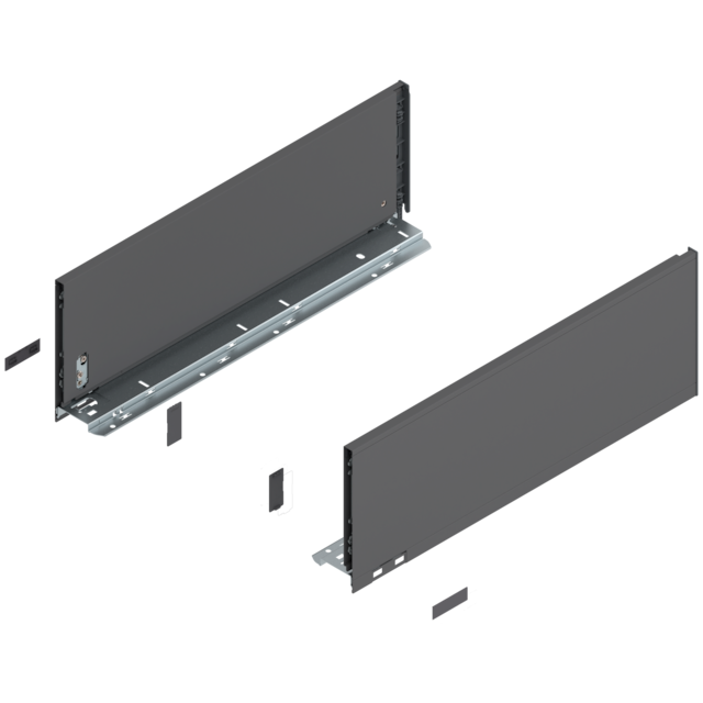 LEGRABOX pure drawer side set height C