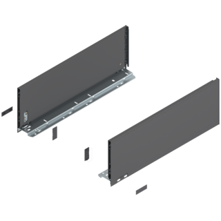 LEGRABOX pure drawer side set height C
