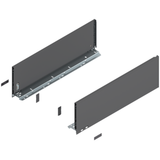 LEGRABOX pure drawer side set height C