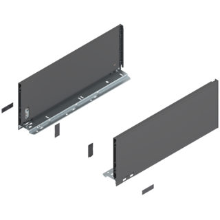 LEGRABOX pure drawer side set height C