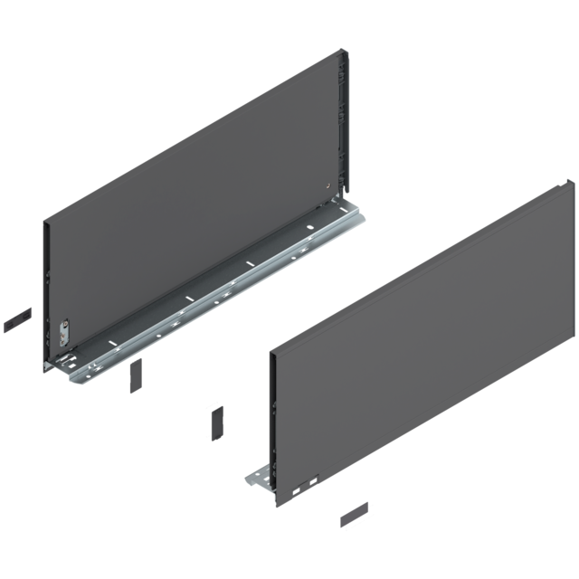 LEGRABOX pure drawer side set height F