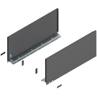 LEGRABOX pure drawer side set height F