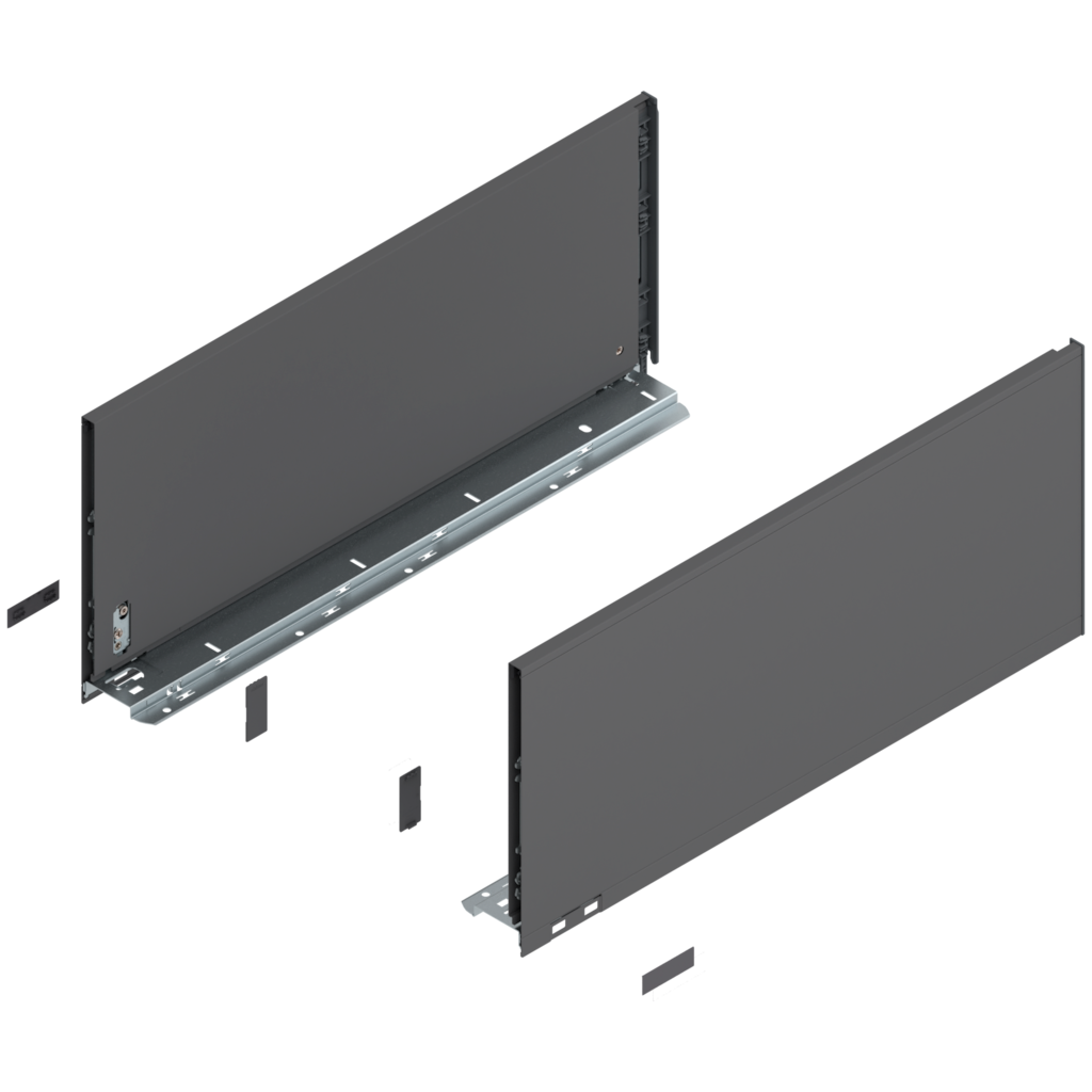 LEGRABOX pure drawer side set height F