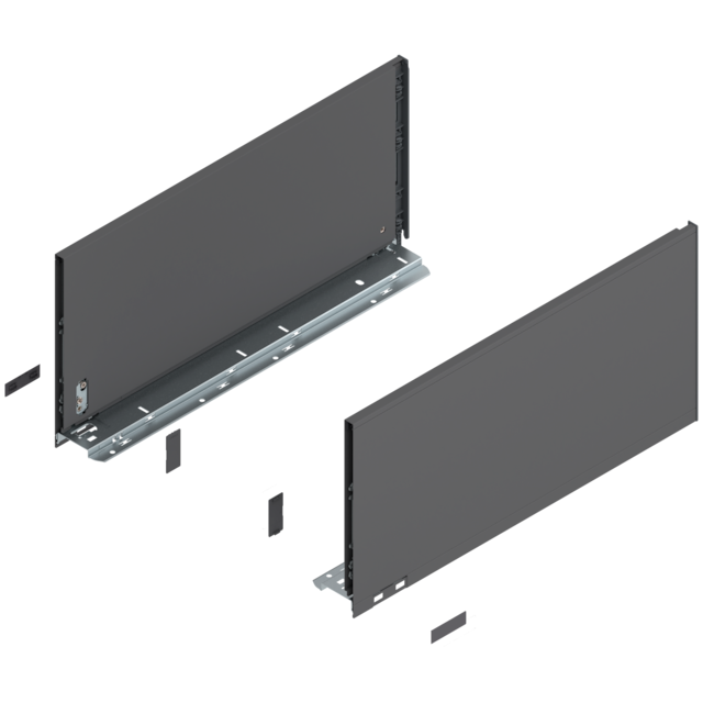 LEGRABOX pure drawer side set height F