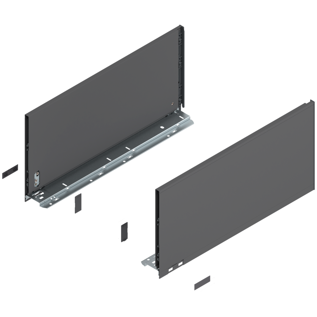 LEGRABOX pure drawer side set height F