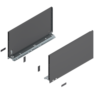 LEGRABOX pure drawer side set height F