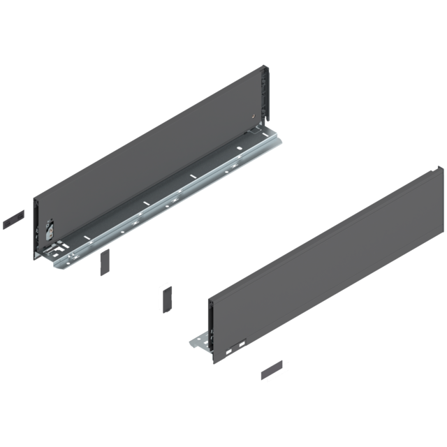 LEGRABOX pure drawer side set height K