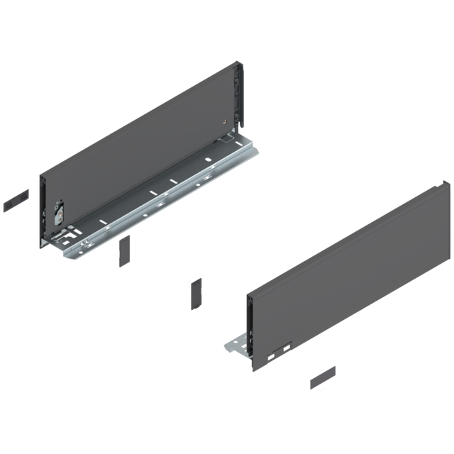 LEGRABOX pure drawer side set height K