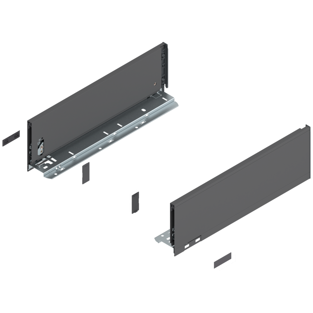 LEGRABOX pure drawer side set height K