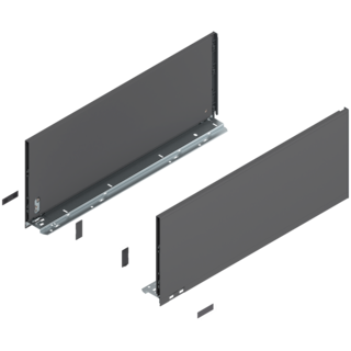 LEGRABOX pure drawer side set height F