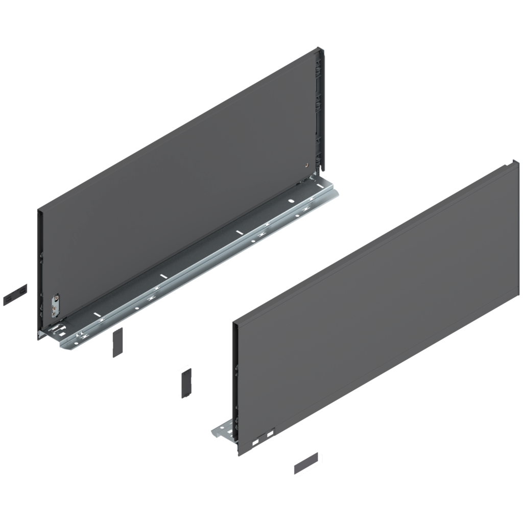 LEGRABOX pure drawer side set height F
