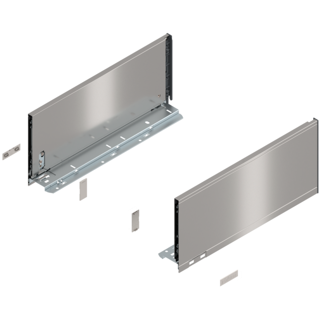 LEGRABOX pure drawer side set height C