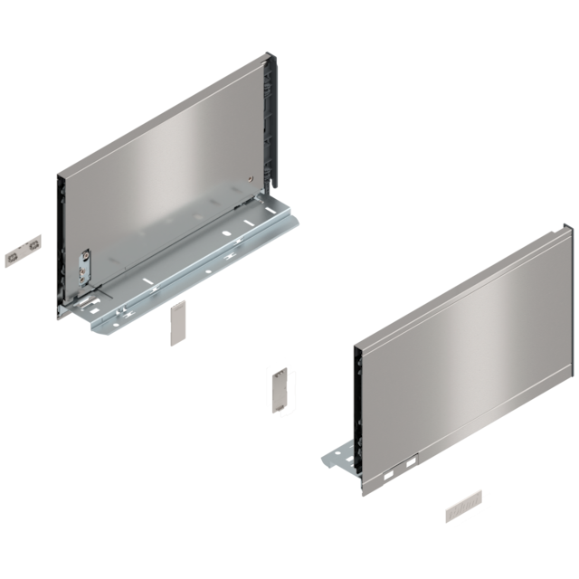LEGRABOX pure drawer side set height C
