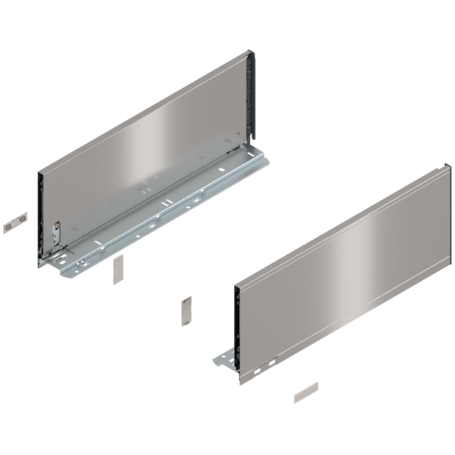 LEGRABOX pure drawer side set height C