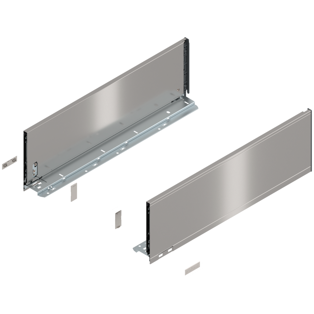 LEGRABOX pure drawer side set height C