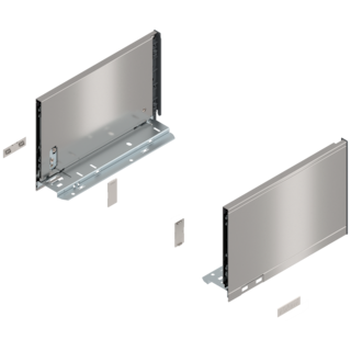 LEGRABOX pure drawer side set height C