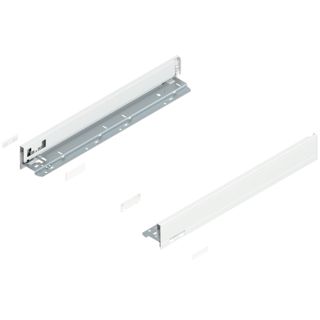 LEGRABOX pure drawer side set height N