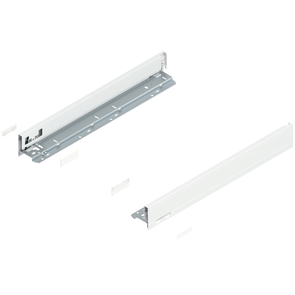 LEGRABOX pure drawer side set height N