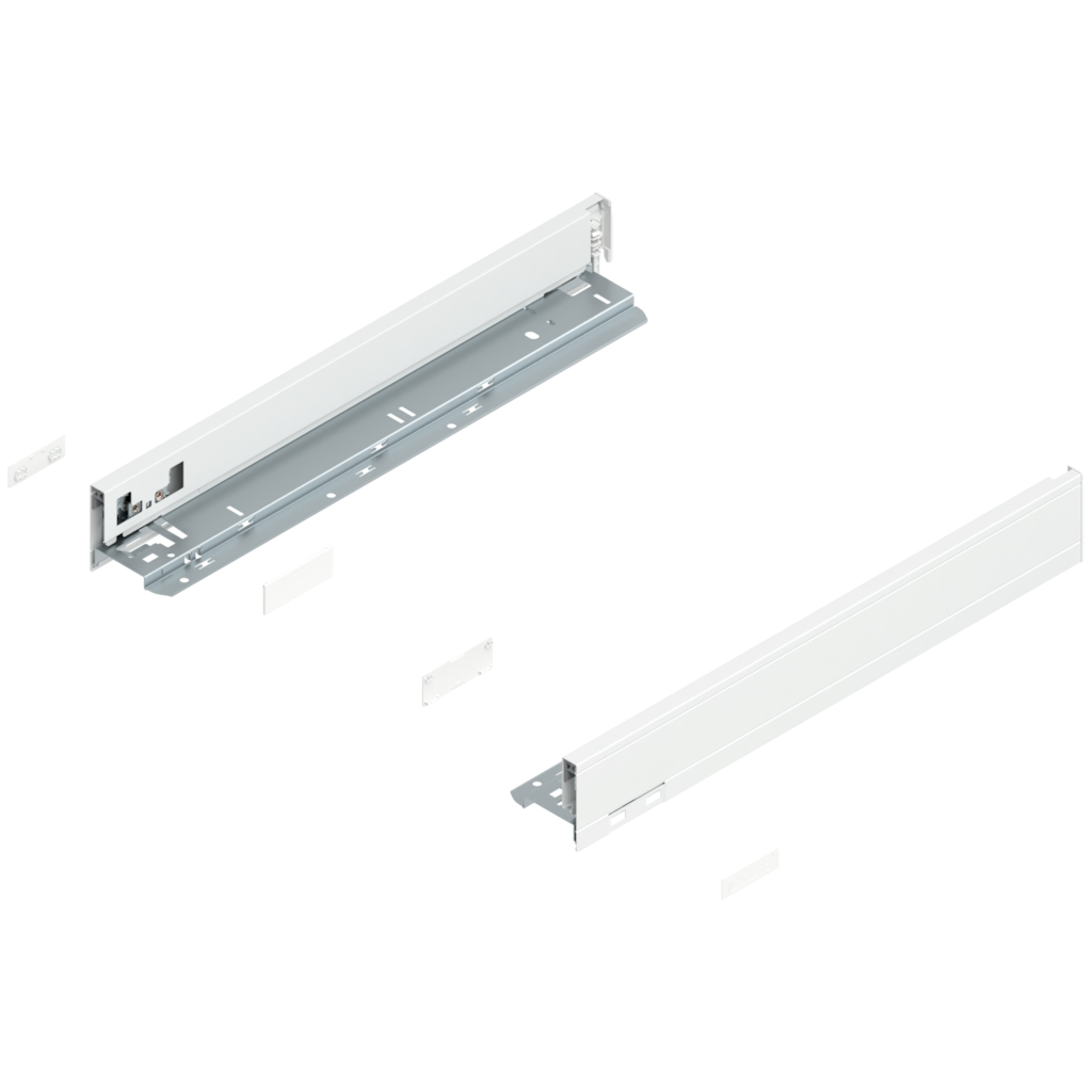 LEGRABOX pure drawer side set height N