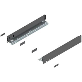 LEGRABOX pure drawer side set height N