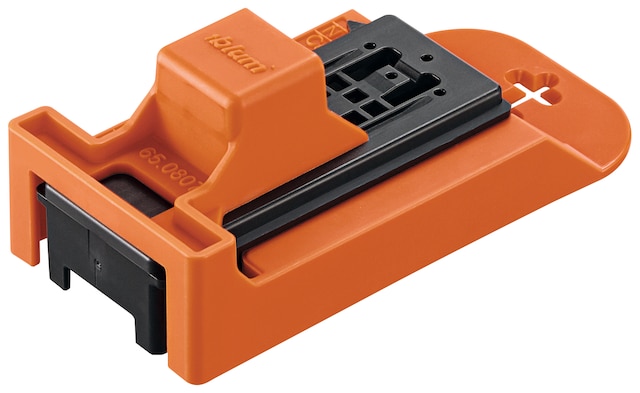 Positioning template for CABLOXX front locking bracket for LEGRABOX