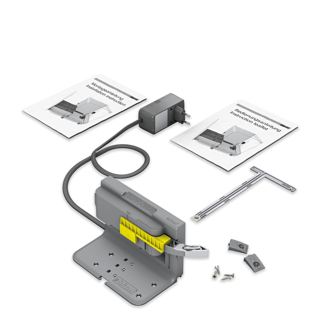 SERVO-DRIVE uno bottom mount waste bin solution