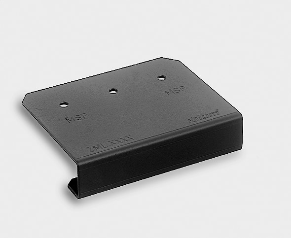 Drilling template for front fixing