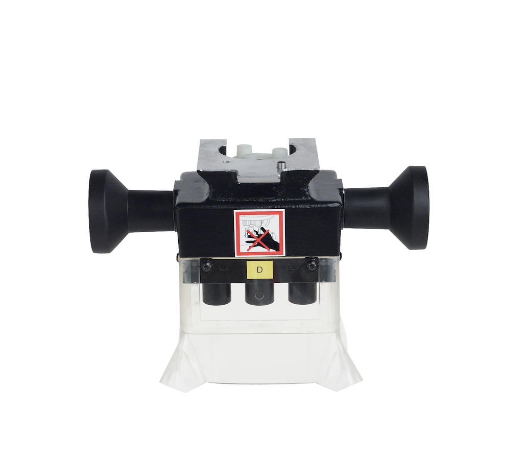 Drilling head rotating sense of spindle 