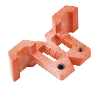 Drilling template for mounting plates