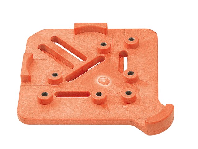 Drilling template for SPACE CORNER with SYNCROMOTION