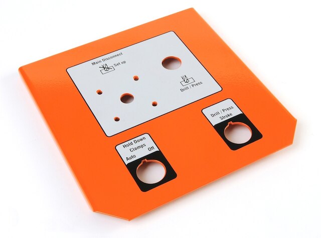 Front panel for MINIPRESS P, MINIPRESS PRO