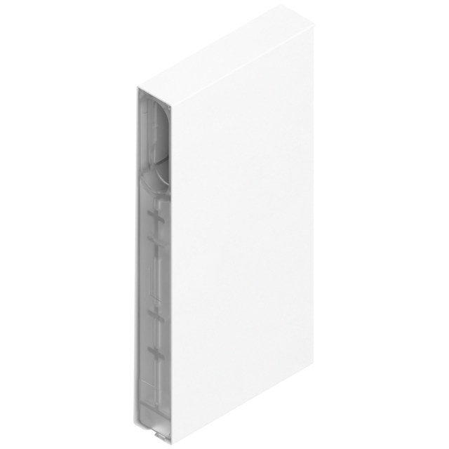 MERIVOBOX BOXCOVER E front left silk white matt