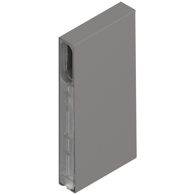 MERIVOBOX BOXCOVER E front right indium grey matt